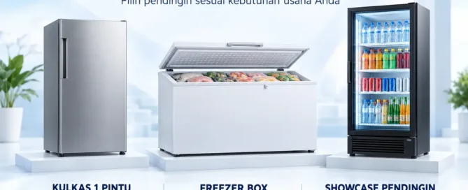 Perbedaan Kulkas, Freezer, dan Showcase