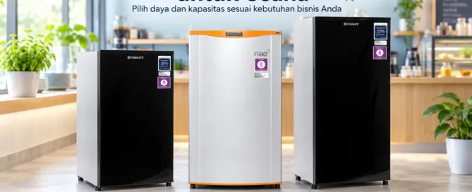 Pilihan kulkas hemat listrik Frigigate untuk usaha